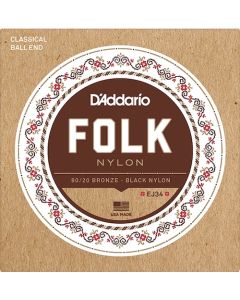 D'Addario EJ34 Folk Nylon Classical Guitar Strings