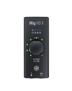 IK Multimedia iRig HD X Portable USB Audio Interface for Guitar and Bass