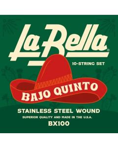 La Bella BX100 Bajo Quinto Strings - 10-String Set