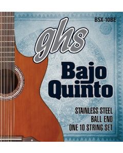 GHS BSXB-10 Bajo Quinto Stainless Steel Set - Ball End