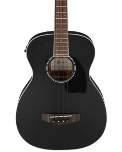 Ibanez PCBE14MHWK Weathered Black Open Pore - 4 String Acoustic Electric Bass Guitar