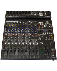 Peavey PV 14 AT 14-channel Compact Analog Mixer with Bluetooth and Auto-Tune