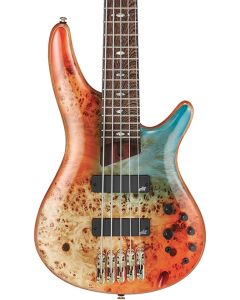 Ibanez Premium SR1605D - 5 String Electric Bass Guitar - Autumn Sunset Sky Gloss