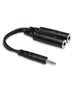 Hosa YMP-233 3.5 mm TRS to Dual 1/4 in TRSF Y Cable