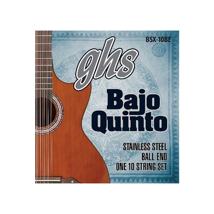GHS BSXB-10 Bajo Quinto Stainless Steel Set - Ball End