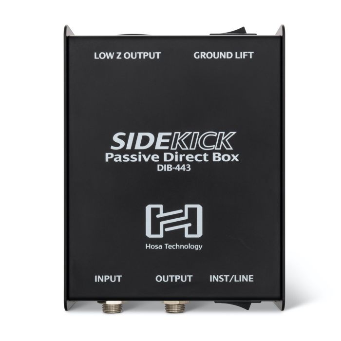 Hosa DIB-443 1/4 in TS to XLR3M Sidekick Passive DI Box