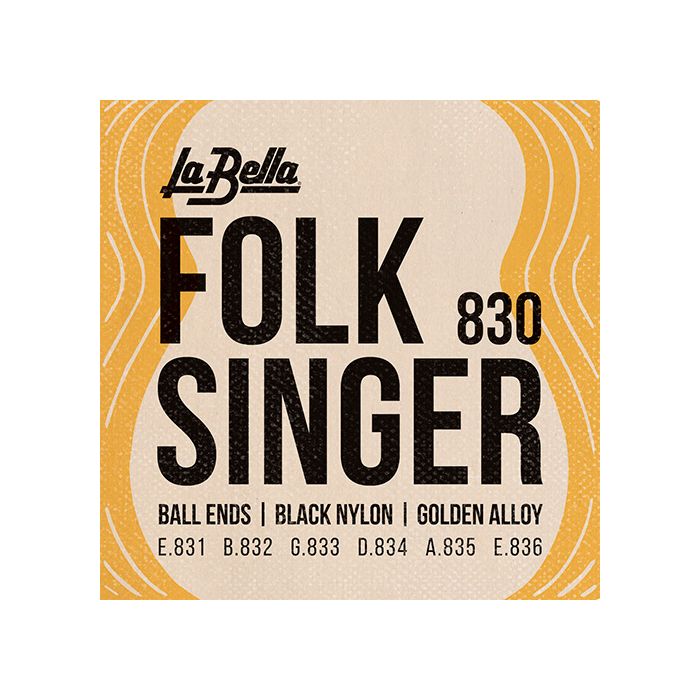La Bella Folk Singer 830 Nylon Guitar Strings